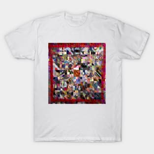 Glitch Mosaic Quilt Sampler T-Shirt